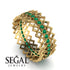Crown Emerald Band - Hadley No. 4